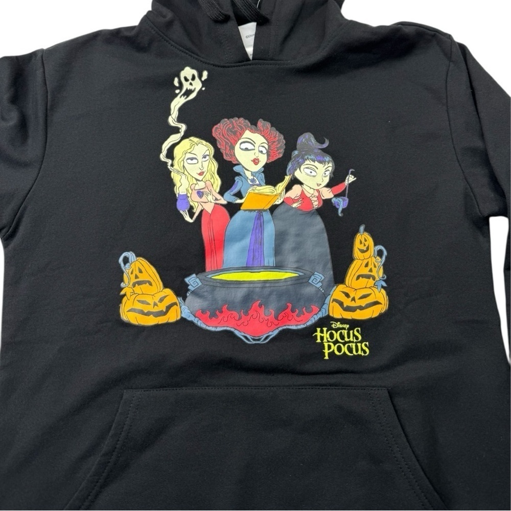 Hocus Pocus Halloween Hooded SweatShirt Size M - Picture 4 of 10